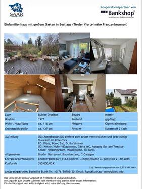 Foto - 1FH in Bestlage in SB (Tiroler Viertel, Nähe DFG)