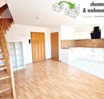 Individuelle Maisonettewohnung mit Vollausstattung - EBK, Dachterrasse, Gäste-WC - Chemnitz Bernsdorf