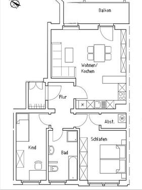 Foto - 3 Zimmer Etagenwohnung zur Miete in Plauen