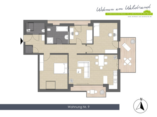 Foto - Etagenwohnung in Mühlheim am Main