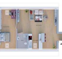 Helle 2-Zimmer-Dachgeschosswohnung mit Einbauküche - Forchheim