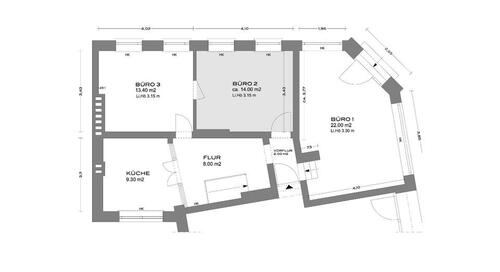 Foto - Büroraum in Altona - 720,00&nbsp;EUR Kaltmiete, ca.&nbsp; 14,00&nbsp;m&sup2;