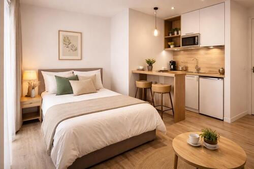 Foto - Möbliertes Apartment - 1.200,00&nbsp;EUR Kaltmiete, ca.&nbsp; 25,00&nbsp;m&sup2;