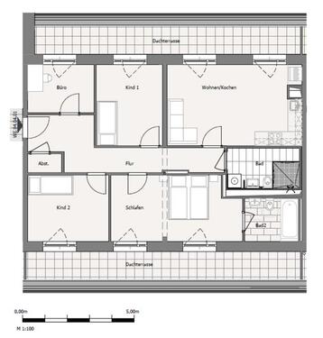 Foto - 4.5 Zimmer Dachgeschoßwohnung zur Miete in Berlin