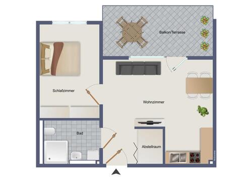 Foto - Etagenwohnung zur Miete in Horb am Neckar
