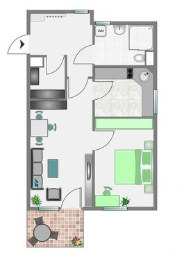 Foto - 2 Zimmer Etagenwohnung zur Miete in Illertissen