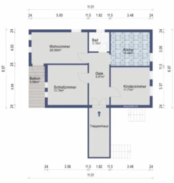 Foto - Etagenwohnung in Moers zur Miete