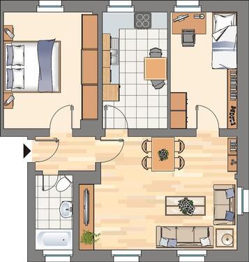 Foto - 4 Zimmer Etagenwohnung in Gelsenkirchen