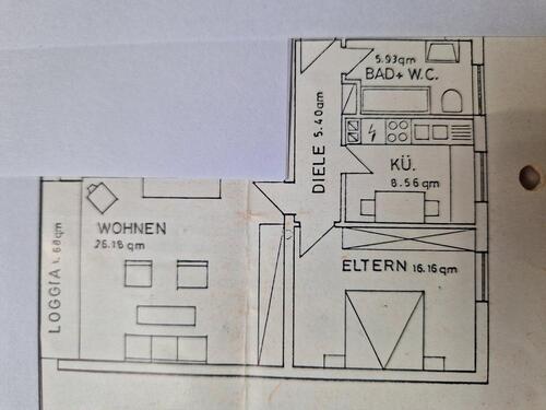 Foto - 2‑Zimmer‑Wohnung in Neusäß – Nähe Uniklinik 