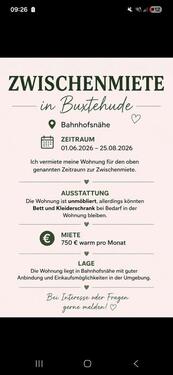 Foto - Zwischmiete 1.6-25.8.26 - 750,00&nbsp;EUR Kaltmiete, ca.&nbsp; 52,00&nbsp;m&sup2;