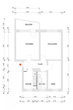 Foto - 3 Zimmer Erdgeschoßwohnung zur Miete in Chemnitz