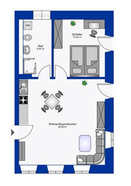 Foto - Etagenwohnung zur Miete in Scheinfeld