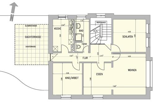 Foto - 3- Zim. Küche (EBK), Bad, Dachterrasse, 1.OG., 95m² in Eversten