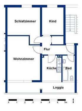 Foto - 3 Zimmer Etagenwohnung zur Miete in Wolfsburg