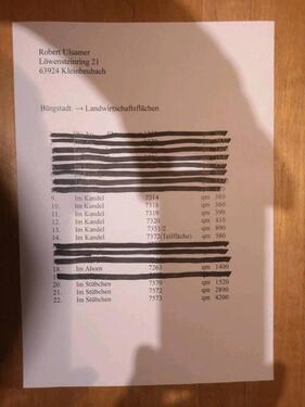 Foto - BÜRGSTADT Landwirtschaftl Flächen 4-6,-€