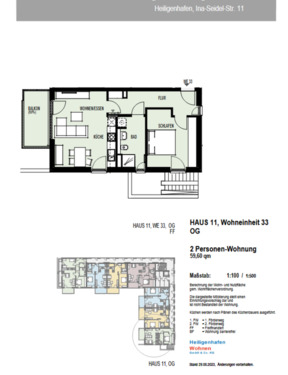 Foto - 2 Zimmer Etagenwohnung zur Miete in Heiligenhafen