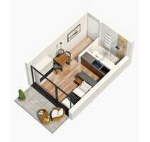 Studenten, Apartment mit Balkon oder Terrasse in Deggendorf