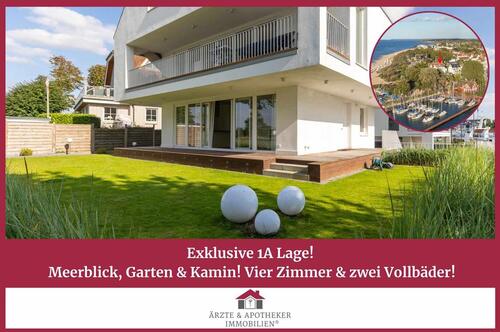 Foto - Exklusive 1A Lage! Meerblick, Garten & Kamin! Vier Zimmer & zwei Vollbäder!