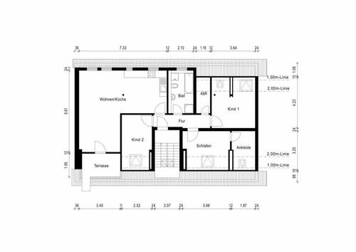 Foto - 4 Zimmer Dachgeschoßwohnung zur Miete in Magdeburg