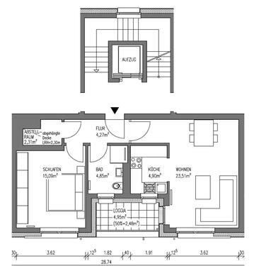 Foto - 2 Zimmer Etagenwohnung in Laatzen