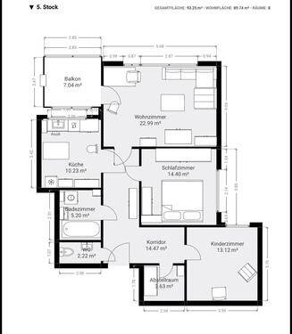 Foto - 3,5 Zimmer Wohnung in gepflegtem Mehrfamilienhaus