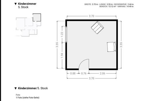 Foto - 3.5 Zimmer Etagenwohnung zum Kaufen in Schwieberdingen