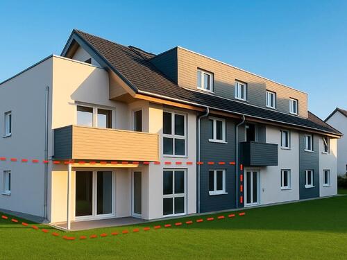 Foto - Moderne und helle 3,5 Zimmer Erdgeschosswohnung in ruhiger Lage - BJ 2021