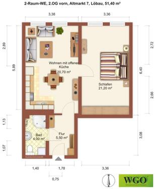 Foto - Etagenwohnung in Löbau