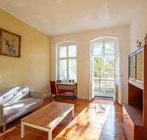 Sublet: Möblierte 2-Zimmer-Altbauwohnung mit Balkon in Wedding - Berlin Mitte