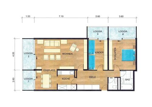 Foto - 3 Zimmer Hochparterre zum Kaufen in München