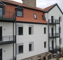 Kernsanierte 2-Raumwohnung direkt am Rosarium! Fahrstuhl, Balkon und Fußbodenheizung!!!! - Sangerhausen