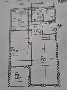 Foto - 2-Zimmer-Wohnung - 770,00&nbsp;EUR Kaltmiete, ca.&nbsp; 63,00&nbsp;m&sup2;