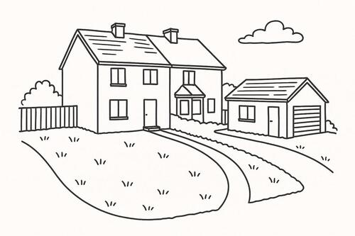 Foto - Doppelhaushälfte - 1.200,00 EUR Kaltmiete, ca.  120,00 m²