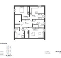Schöne helle Wohnung direkt am Mügelner Markt