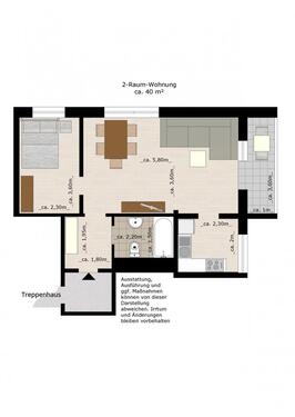 Foto - 2 Zimmer Etagenwohnung in Dessau-Roßlau