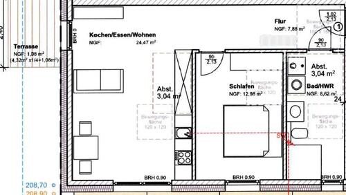 Foto - 2 Zimmer Etagenwohnung zur Miete in Bad Driburg