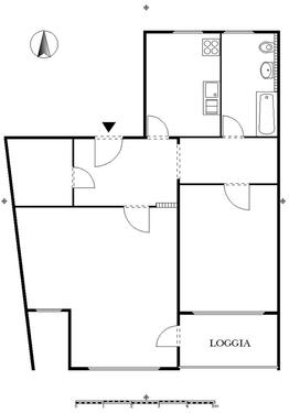 Foto - 2 Zimmer Etagenwohnung zur Miete in Fürstenwalde (Spree)