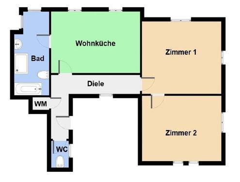 Foto - Etagenwohnung zur Miete in Meißen