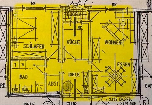 Foto - 2ZKB (ca 74qm) in Losheim Ortsmitte zu vermieten