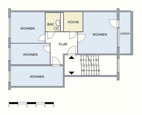 Foto - Etagenwohnung in Neubrandenburg zur Miete