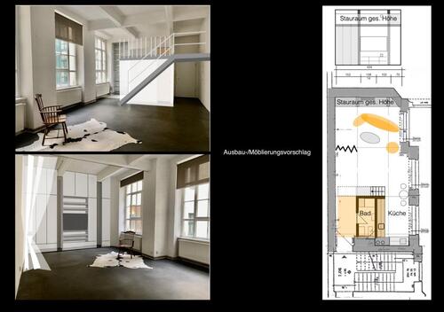 Foto - LoftStudioAtelier • Nähe Maybachufer • Sanderstr. • 1. OG Sfl