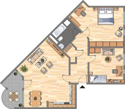 Foto - 3 Zimmer Erdgeschoßwohnung zur Miete in Dortmund