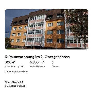 Foto - Mietwohnung in Ilberstedt Neue Straße 3 2. OG rechts