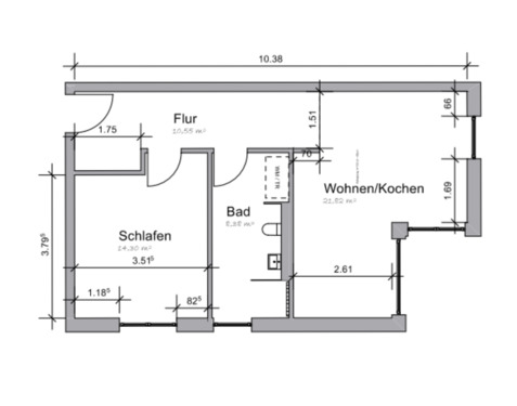 Foto - Erdgeschoßwohnung in Linnich zur Miete