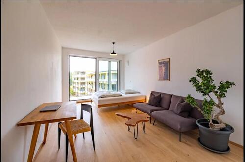 Foto - Stilvolle 1-Zimmer-Wohnung mit großem Süd-West Balkon in Lochhaus