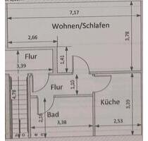 !Vorbeck! gemütliche 1-Raum-Wohnung im Dachgeschoss ab 01.01.2027 - Schwaan