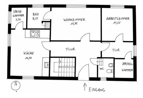 Foto - Etagenwohnung in Bad Wildungen zur Miete
