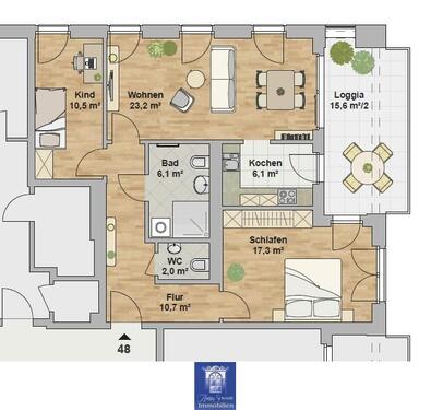 Foto - 3 Zimmer Etagenwohnung zur Miete in Dresden