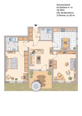 Foto - 3.5 Zimmer Etagenwohnung zur Miete in Gummersbach