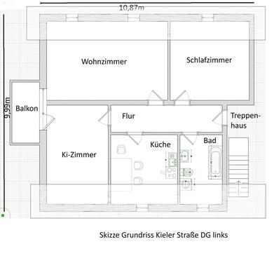 Foto - 3 Zimmer im Dachgeschoss in Btl.-Großenritte